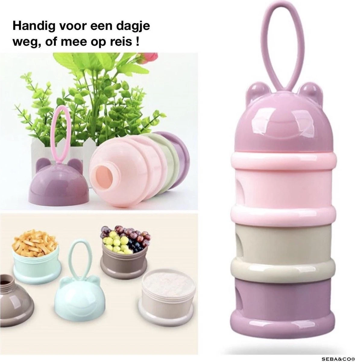 Melkpoeder Doseerdoosjes · GROEN · Melkpoeder Bewaarbakjes · Melkpoeder Toren · BPA FREE 6 Melkpoeder Doseerdoosjes · GROEN · Melkpoeder Bewaarbakjes · Melkpoeder Toren · BPA FREE - Afbeelding 4