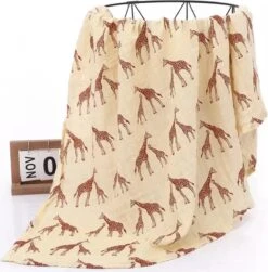 2 Stuks - Hydrofiele Doeken XL 120x120 Cm - Inbakerdoek Baby - Safari Giraf -Winkel Voor Babyproducten 1180x1200 4