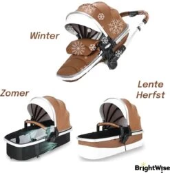 Merkloos BrightWise® Luxe Kinderwagen 3 In 1 Voldoet Aan Alle Europese Veiligheidscertificaten - Wandelwagen - Kinderwagen 3-in-1 Incl Autostoel - Kinderwagen Maxi Cosi – Buggy 3 In 1 - Newborn - Leer - Bruin 28 Merkloos BrightWise® Luxe Kinderwagen 3 In 1 Voldoet Aan Alle Europese Veiligheidscertificaten - Wandelwagen - Kinderwagen 3-in-1 Incl Autostoel - Kinderwagen Maxi Cosi – Buggy 3 In 1 - Newborn - Leer - Bruin -Winkel Voor Babyproducten 1181x1200 11