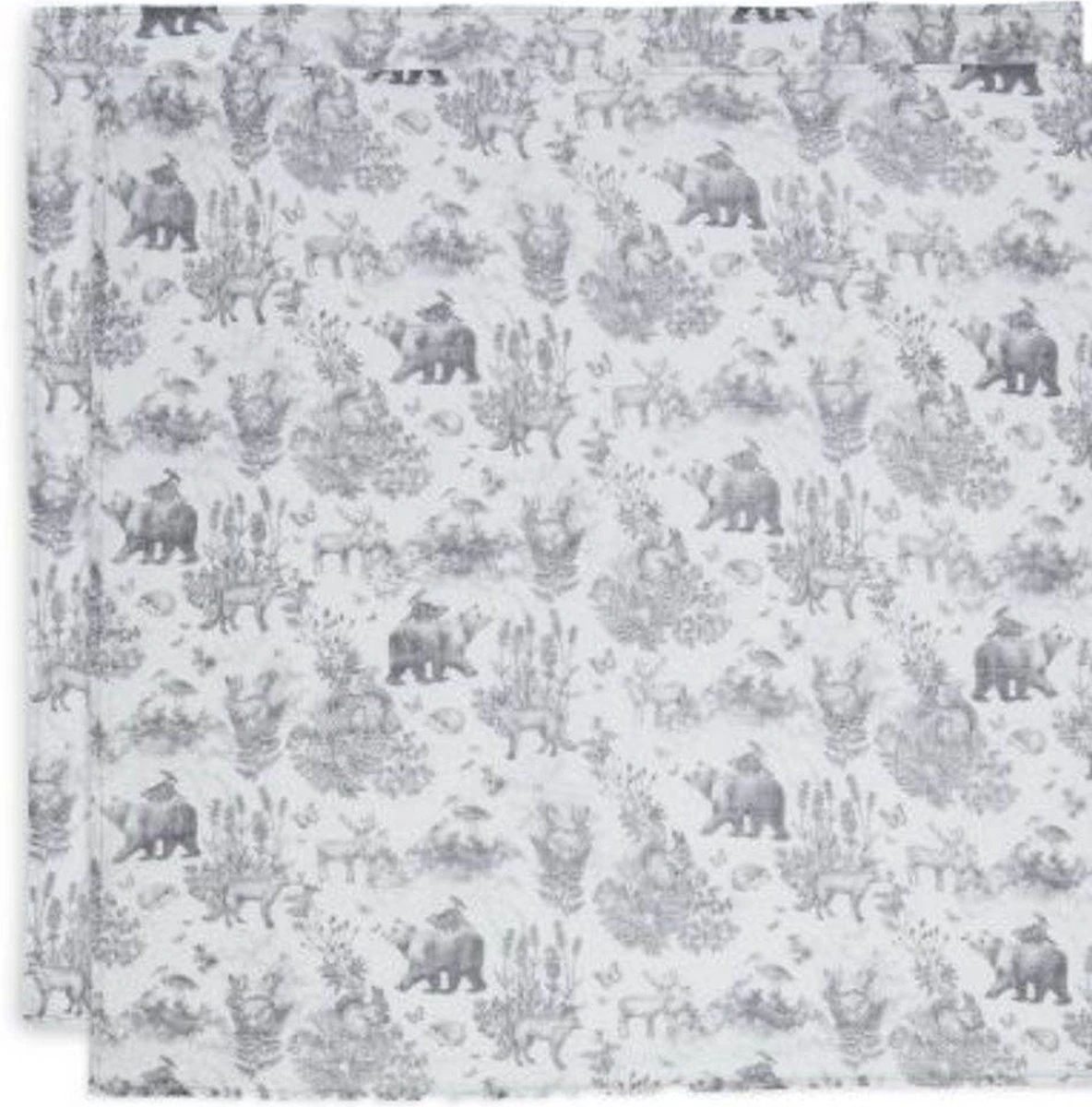 Jollein Hydrofiele Doek 70x70cm Pimpelmees Forest Animals - 2 Stuks 3 Jollein Hydrofiele Doek 70x70cm Pimpelmees Forest Animals - 2 Stuks