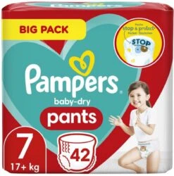 Pampers® Pampers Baby Dry Pants Maat 7 - 42 Luierbroekjes -Winkel Voor Babyproducten 1187x1200