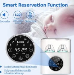 Merkloos Lictin Flessensterilisator En Flessenwarmer -Winkel Voor Babyproducten 1187x1200 8