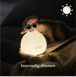 Merkloos Signity Oplaadbaar Nachtlampje Voor Kinderen - Warm Wit - Nachtlampje Baby - Dimbaar En Draadloos - Timer- En Geheugenfunctie - USB Oplaadbaar Nachtlampje Volwassenen -Winkel Voor Babyproducten 1189x1200 5