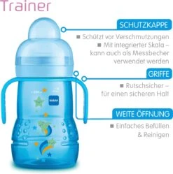 MAM Trainer+ | MAM Drinkbeker | MAM Drinkfles | Roze | 220ML -Winkel Voor Babyproducten 1189x1200 7
