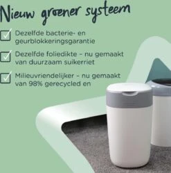 Tommee Tippee Milieuvriendelijke Twist & Click Luieremmer - Met 1 Navulcassette - Blauw -Winkel Voor Babyproducten 1190x1200 12
