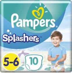 Pampers® Pampers Splashers - Maat 5-6 (14+ Kg) - 10 Wegwerpbare Zwemluiers -Winkel Voor Babyproducten 1191x1200 2