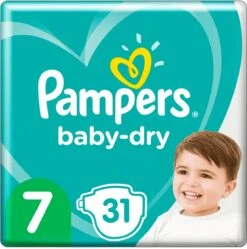 Pampers® Pampers Baby-Dry Maat 7 (15kg+) - 31 Luiers -Winkel Voor Babyproducten 1191x1200 4