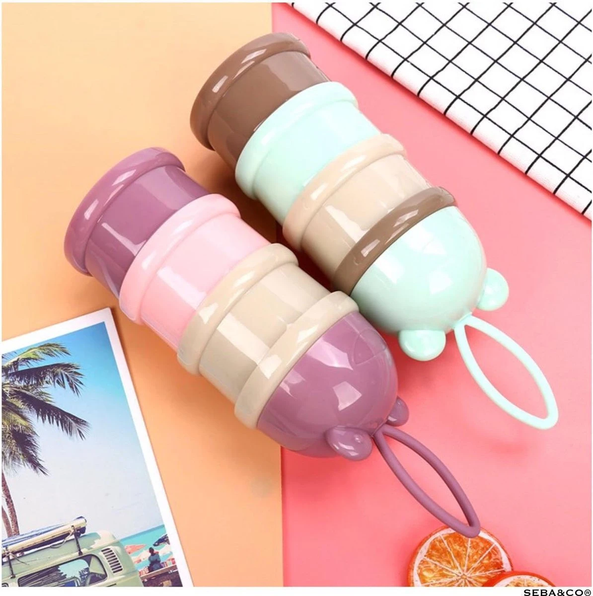 Melkpoeder Doseerdoosjes · GROEN · Melkpoeder Bewaarbakjes · Melkpoeder Toren · BPA FREE 7 Melkpoeder Doseerdoosjes · GROEN · Melkpoeder Bewaarbakjes · Melkpoeder Toren · BPA FREE - Afbeelding 5