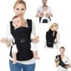 Deryan Pack Luxe Ergonomische Draagzak - Babydrager + Opbergvakjes - Zwart -Winkel Voor Babyproducten 1194x1200 16