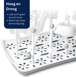Flessen Droogrek - Flessenrek Baby - Flessendrager - Afdruiprek Babyfles - Flessen Druiprekje - Droogrek Flessen - Flessendroger -Winkel Voor Babyproducten 1196x1200 9