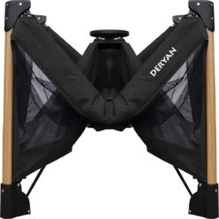 Deryan Luxe Campingbed Compleet - 120x60cm - Bodemverhoger - Verschoonblad - Opbergmand - Zwart -Winkel Voor Babyproducten 1198x1200 69
