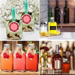 Belle Vous Mini 100ml Glazen Flask Likeur Flessen Met Zilveren Doppen & Trechter (20 Pak) – Lege Schroefdop Miniatuur Flessen Voor Huwelijk & Feesten – Alcohol, Schnaps, Whisky, Shots & Drankjes -Winkel Voor Babyproducten 1199x1200 67
