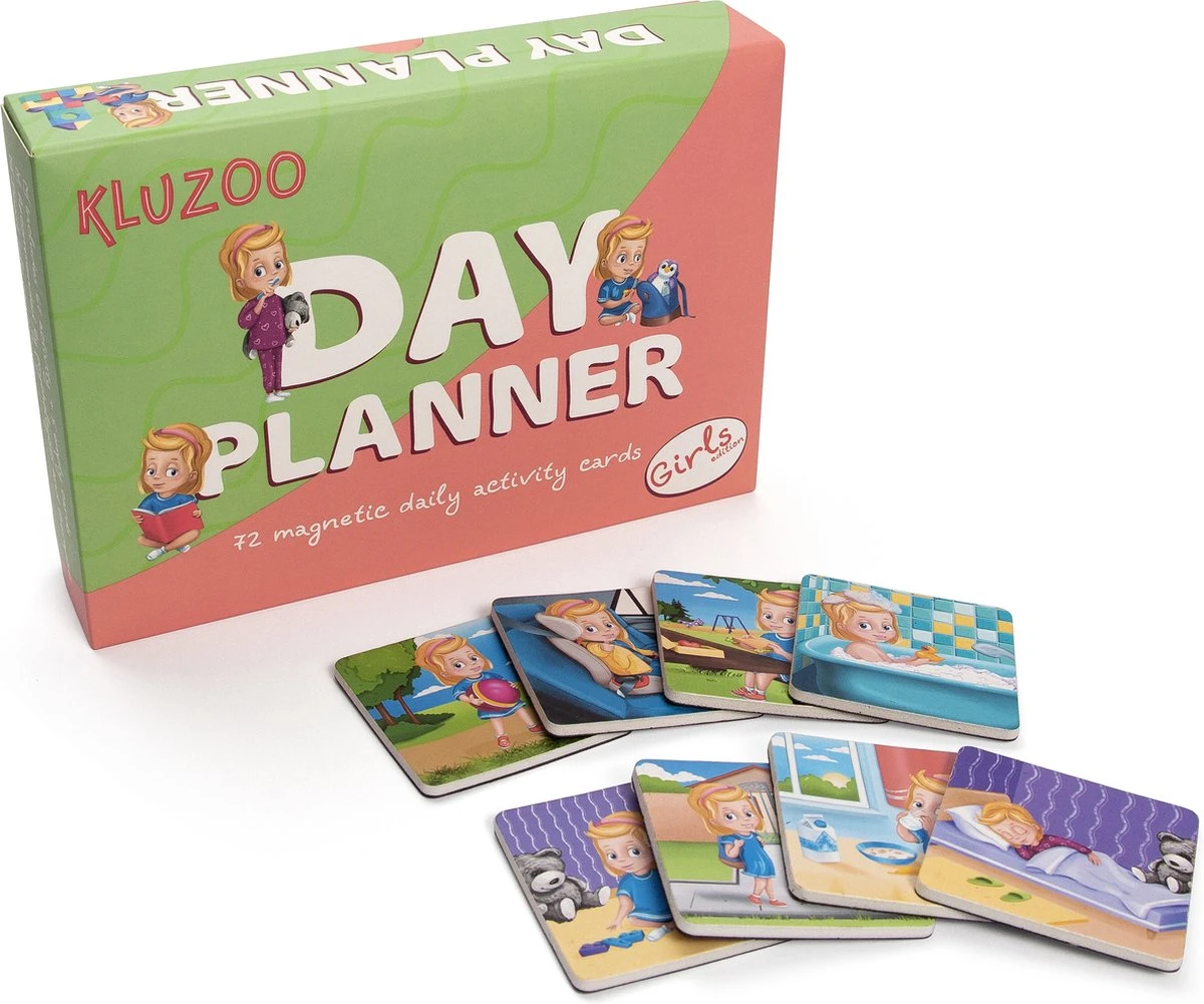 KLUZOO Dagplanner – 72 Magnetische Kaarten Meisje-Pictogrammen Voor Planbord Met Activiteiten En Taken – Zindelijkheidstraining – Beloningssysteem – Montessori Speelgoed - Zindelijkheid - Potjestraining Jongens En Meisje – Dagritme - Planner – Kind 5 KLUZOO Dagplanner – 72 Magnetische Kaarten Meisje-Pictogrammen Voor Planbord Met Activiteiten En Taken – Zindelijkheidstraining – Beloningssysteem – Montessori Speelgoed - Zindelijkheid - Potjestraining Jongens En Meisje – Dagritme - Planner – Kind - Afbeelding 3