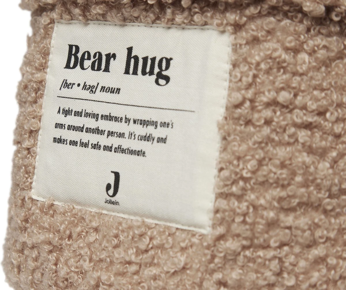 Jollein Commodemandje 14x18cm Boucle - Biscuit 5 Jollein Commodemandje 14x18cm Boucle - Biscuit - Afbeelding 3