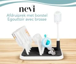 Nevi Afdruiprek Met Lekbak - Afdruipmat Voor 10 Flessen - Opvouwbaar Droogrek Babyfles - Inclusief Afwasborstel 29 Nevi Afdruiprek Met Lekbak - Afdruipmat Voor 10 Flessen - Opvouwbaar Droogrek Babyfles - Inclusief Afwasborstel -Winkel Voor Babyproducten 1200x1005 4