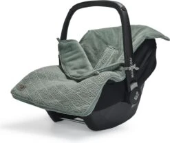 Jollein Voetenzak Voor Autostoel & Kinderwagen - River Knit - Ash Green -Winkel Voor Babyproducten 1200x1010 4