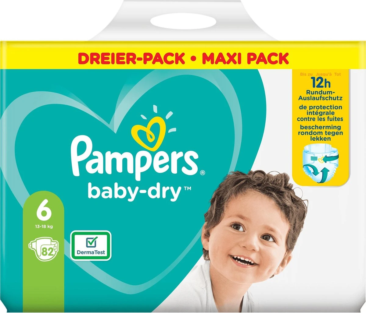 Pampers® Pampers - Baby Dry - Maat 6 - Mega Pack - 82 Luiers 19 Pampers® Pampers - Baby Dry - Maat 6 - Mega Pack - 82 Luiers - Afbeelding 17