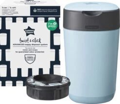 Tommee Tippee Milieuvriendelijke Twist & Click Luieremmer - Met 1 Navulcassette - Blauw -Winkel Voor Babyproducten 1200x1039 2