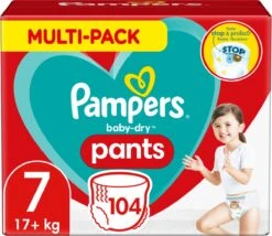 Pampers® Pampers Baby Dry Pants Luierbroekjes - Maat 7 (17+ Kg) - 104 Stuks - Multi-Pack -Winkel Voor Babyproducten 1200x1042 1