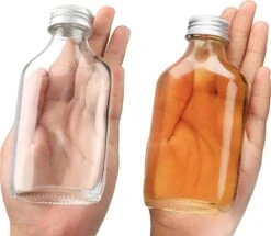 Belle Vous Mini 100ml Glazen Flask Likeur Flessen Met Zilveren Doppen & Trechter (20 Pak) – Lege Schroefdop Miniatuur Flessen Voor Huwelijk & Feesten – Alcohol, Schnaps, Whisky, Shots & Drankjes -Winkel Voor Babyproducten 1200x1046 2