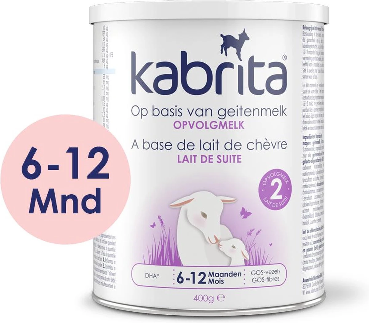Kabrita 2 Opvolgmelk - Flesvoeding Vanaf 6 Maanden - 400g 3 Kabrita 2 Opvolgmelk - Flesvoeding Vanaf 6 Maanden - 400g