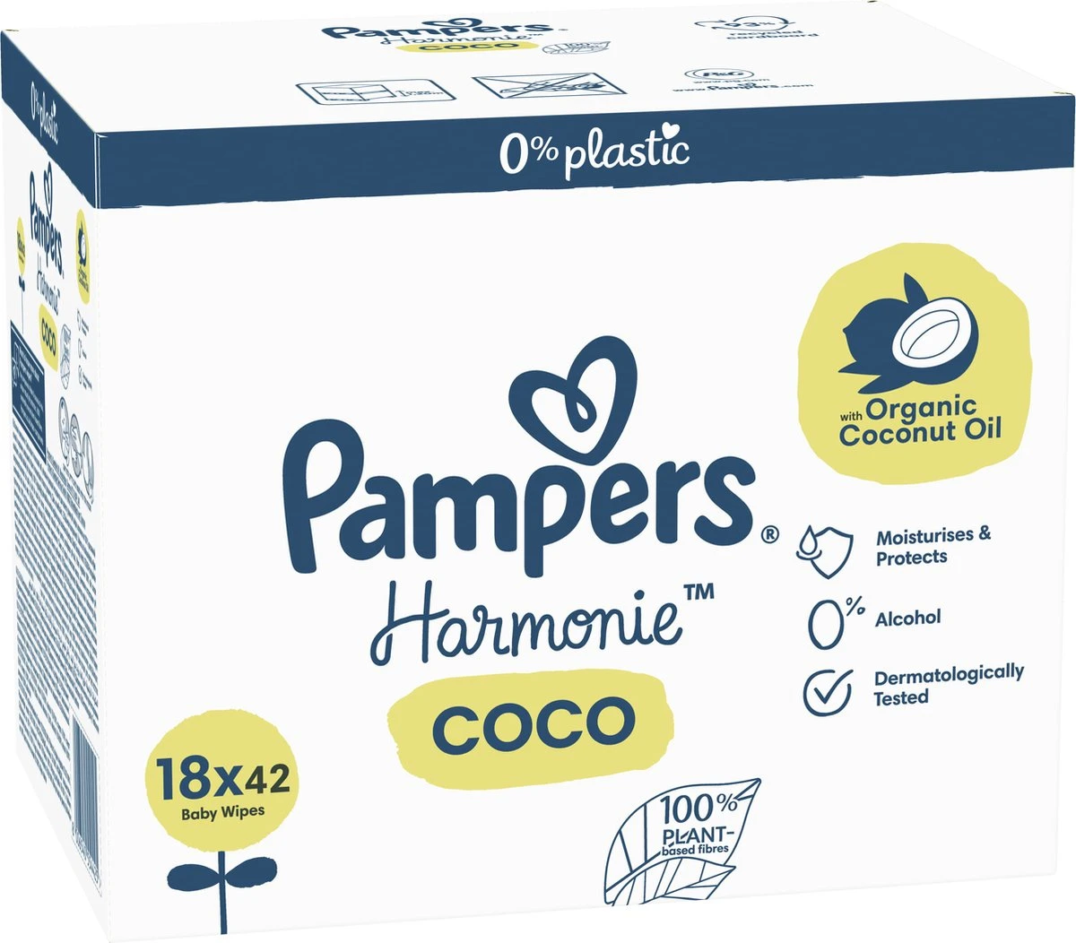 Pampers® Pampers Harmonie Coco - Billendoekjes Met Biologische Kokosolie - 756 Doekjes 15 Pampers® Pampers Harmonie Coco - Billendoekjes Met Biologische Kokosolie - 756 Doekjes - Afbeelding 13