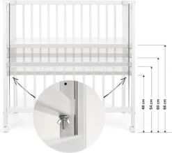 Fillikid Vario Co-Sleeper En Wieg 90 X 40 Cm - Massief Hout - Wit -Winkel Voor Babyproducten 1200x1066 2