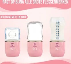 Trendosa Flessenwarmer Set - Draagbare Baby Flessenwarmer Voor Onderweg- Incl Speendoosje - Roze -Winkel Voor Babyproducten 1200x1069 4