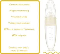Biberoia® Knijpfles Met Lepel – Baby / Kinderbestek - Kraamcadeau – Babyshower – Wit -Winkel Voor Babyproducten 1200x1090 9