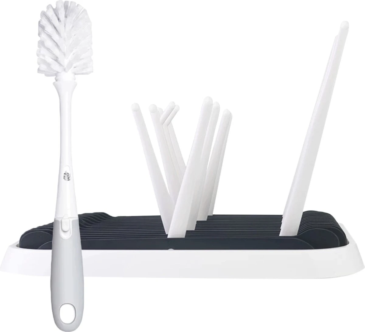 STACK Flessen Droogrek Met Flessenborstel | Zwart - Geschikt Voor Flessen En Doppen - Droogrek Voor Flessen - Baby Flessenrek - Afdruiprek Baby - Drying Rack - Babyfles Droogrek - Afdruiprek Fles Met Lekbak - Afdruiprek - Babyflessen - Flessenrek 3 STACK Flessen Droogrek Met Flessenborstel | Zwart - Geschikt Voor Flessen En Doppen - Droogrek Voor Flessen - Baby Flessenrek - Afdruiprek Baby - Drying Rack - Babyfles Droogrek - Afdruiprek Fles Met Lekbak - Afdruiprek - Babyflessen - Flessenrek