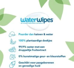 WaterWipes Billendoekjes Bio - 12 X 60 Stuks - 720 Doekjes -Winkel Voor Babyproducten 1200x1096