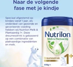 Nutrilon Melk & Plantaardig 2 - Opvolgzuigelingenvoeding 6-12 Maanden - 800 Gram -Winkel Voor Babyproducten 1200x1105 6