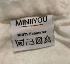 MINIIYOU - Teddy Babyslaapzak - Crème - Fleece - Inbakerdoek Baby Newborn 0-2 Mnd -Winkel Voor Babyproducten 1200x1106 7