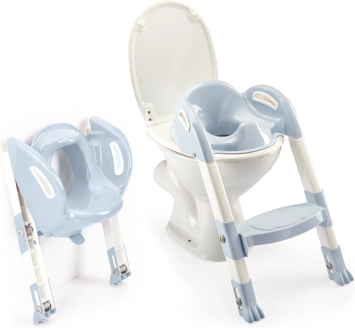 THERMOBABY® Thermobaby Wc Verkleiner Met Trapje KiddyLoo Blauw 3 THERMOBABY® Thermobaby Wc Verkleiner Met Trapje KiddyLoo Blauw