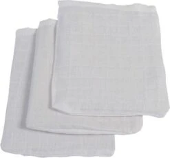 Jollein Baby Hydrofiel Washandje Basic - Wit - 3 Stuks -Winkel Voor Babyproducten 1200x1116