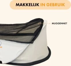 Deryan Infant BabyBox Campingbedje - Baby Klamboe - Cream -Winkel Voor Babyproducten 1200x1117 8
