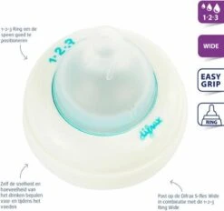 Difrax 1-2-3 Wide Flessenring Met Flessenspeen Voor Brede Babyflessen 29 Difrax 1-2-3 Wide Flessenring Met Flessenspeen Voor Brede Babyflessen -Winkel Voor Babyproducten 1200x1125 3