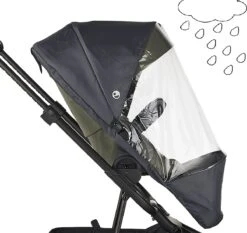 Easywalker Harvey 3 / Harvey³ Voordeelset Bestaande Uit Kinderwagen, Reiswieg, Voetenzak, Regenhoes Voor Zitting En Reiswieg, Hoes Voor De Reiswiegmatras - Kleur Fossil Grey -Winkel Voor Babyproducten 1200x1131 10