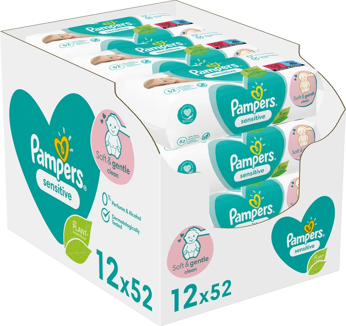 Pampers® Pampers - Billendoekjes Sensitive Navulpak - 624 Doekjes 3 Pampers® Pampers - Billendoekjes Sensitive Navulpak - 624 Doekjes