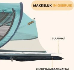 Deryan Peuter Luxe Campingbedje – Inclusief Zelfopblaasbare Matras - Ocean -Winkel Voor Babyproducten 1200x1132 13