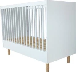 Petite Amélie ® Ledikant - Babybed Wit 120x60 Cm - Lattenbodem Instelbaar In 3 Hoogtes - Geschikt Tot Ongeveer 2 Jaar - Stevig Bed Dankzij Massief Hout & Sterk Plaatmateriaal -Winkel Voor Babyproducten 1200x1132 3