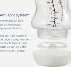 Difrax - S-Fles Natural - Babyfles Bruin- 0+ Maanden - 170ml -Winkel Voor Babyproducten 1200x1133 15