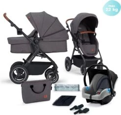 Kinderkraft B-Tour Ash Grey 3-in-1 Combi Kinderwagen Incl. Autostoel KSBTOU00DGR3000 37 Kinderkraft B-Tour Ash Grey 3-in-1 Combi Kinderwagen Incl. Autostoel KSBTOU00DGR3000 -Winkel Voor Babyproducten 1200x1136 24