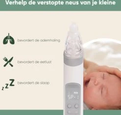 AQUILA Elektrische Neusreiniger Voor Baby En Kinderen - Neuszuiger Baby - Neuspeer - Vrij Van BPA - Oplaadbaar - 3 Standen, Muziek En Licht Voor Afleiding -Winkel Voor Babyproducten 1200x1136