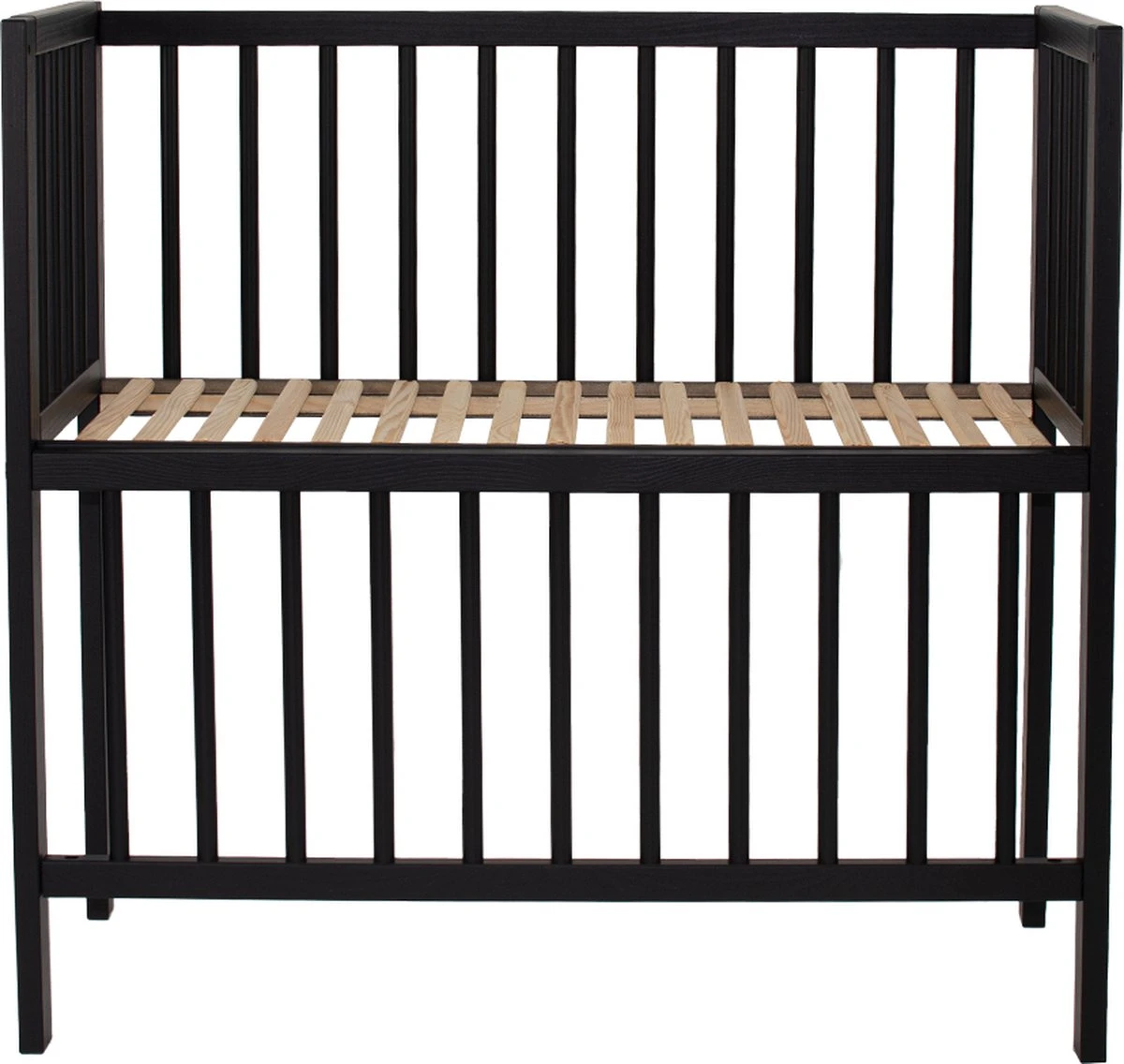 Colorfull Home - Wieg - Co-Sleeper - Aanschuifwieg - 40x80 Cm - Zwart 10 Colorfull Home - Wieg - Co-Sleeper - Aanschuifwieg - 40x80 Cm - Zwart - Afbeelding 8