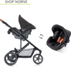 Hauck Pacific 3 Shop N Drive Kinderwagen - Caviar -Winkel Voor Babyproducten 1200x1141 8
