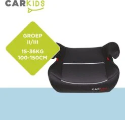Carkids Auto Zitverhoger Grijs | Autostoeltje Groep 2-3 | Kinderen Van 3,5-12 Jaar | 15-36 Kg -Winkel Voor Babyproducten 1200x1150 14