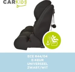 Carkids Verstelbaar Kinderautostoeltje Zwart En Wit | Kinderautostoel Groep 1-2-3 Met Isofix En Top Tether Connector | Kinderen Van 9 Maanden -12 Jaar | 9-36 Kg -Winkel Voor Babyproducten 1200x1150 6