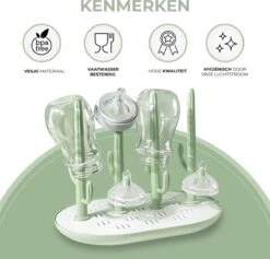 Bebaa® Flessen Droogrek Met Lekbak – Voor Baby Flessen & Flesvoedingsaccessoires -Winkel Voor Babyproducten 1200x1152 5