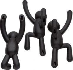 Umbra Kapstok Wandhaak - Buddy Set Van 3 - Zwart -Winkel Voor Babyproducten 1200x1153 7